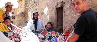 berber boucherouite rugs are moroccan