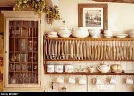 Wooden Plate Rack For Cupboard On