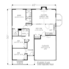 Traditional Style House Plan 3 Beds 2