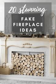 Easy Diy Faux Fireplace Ideas To Build