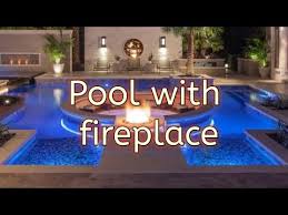 Pool With Fireplace