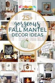 25 fall fireplace mantel decor ideas