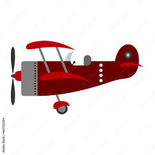 children s airplane red plane child
