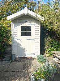 5 X 8ft Small Apex Garden Shed Crane