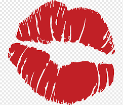 red lips sticker wall decal kiss lip
