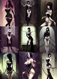 an elegant beautiful gothic princess in heavy bondage, | Stable Diffusion |  OpenArt