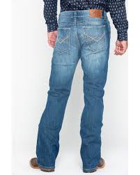 Rock 47 By Wrangler Mens Alto Medium Wash Slim Bootcut Jeans