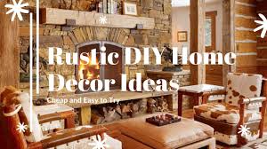 easy rustic diy home decor ideas