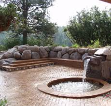 Granite Boulder Retaining Wall Water