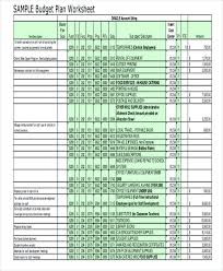School Operating Budget Template Operating Budget Template