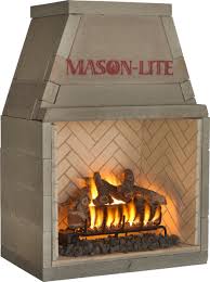 Brick Panels Masonry Fireplace