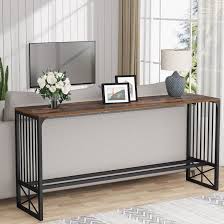 The choice depends on the area and theme of the room. 17 Stories Pedri 71 Console Table Wayfair
