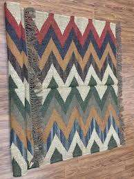 abstract multicolor indian kilim rug