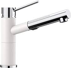 Kitchen faucets blanco from alibaba.com to create an ergonomic design in your space the. Blanco White 441491 Alta Compact Color Coordinated Pull Out Dual Spray Kitchen Faucet 2 2 Gpm Touch On Kitchen Sink Faucets Amazon Com