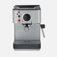 In terms of machines, you can find barista style espresso machines, as well as cappuccino and espresso. Cuisinart Espresso Maker