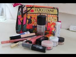 adorable l occitane makeup bag