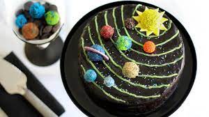 Space Themed Cake Recipe gambar png