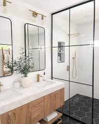 35 hexagon tile bathroom ideas to