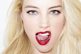 Shakira blue pictures to create shakira blue ecards, custom profiles, blogs, wall posts, and shakira blue scrapbooks, page 1 of 2. Hd Wallpaper Amber Heard Blonde Blue Eyes Tongues Model Open Mouth Wallpaper Flare
