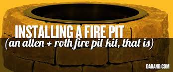 Allen Roth Outdoor Fire Pit Kit