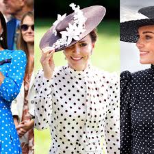 why kate middleton wears polka dots to