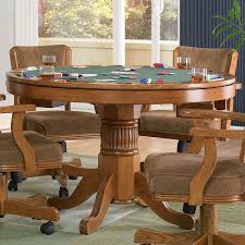 3 in 1 combination table: Mitchell Poker Bumper Pool Game Table Oak Coaster Furniture Furniturepick