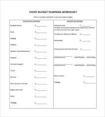 Sample Budget Plan Template Sample Budgeting Plan Sample