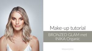 make up tutorial bronzed glam met inika