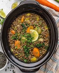 the best vegan lentil soup slow cooker