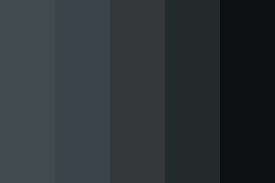 Soft Black Color Palette In 2019 Black Color Palette Dark