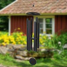 corinthian bells 56 inch black wind chime