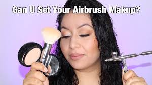 settings powder airbrush makeup