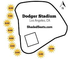 shaded seats at dodger stadium