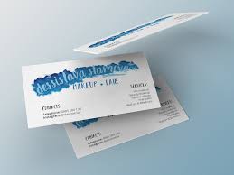 make up artist business card concept by