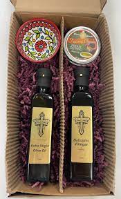 olive oil and balsamic vinegar gift set