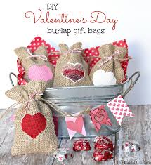 Whether you're looking for a small token for them to open on february 14 or an experience you can bond over, we hope these valentine's gift ideas will capture your little one's heart. Diy Valentine S Day Burlap Gift Bags