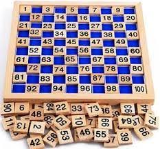 Wooden Interactive Hundreds Chart Little Learning Treasures