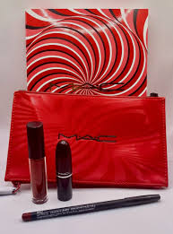 lipstick gloss liner and makeup bag