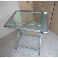 Tempered Glass Drafting Table