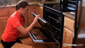 clean the inside of oven glass doors
