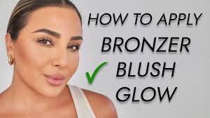 how to apply bronzer blush and