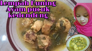 Lempah kuning ayam asem pedes khas bangka, asli bangka resep : Lempah Kuning Ayam Pucuk Kedondong Youtube