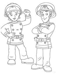 Feuerwehrmann sam super tech jupiter: Feuerwehrmann Sam Ausmalbild Penny Und Sam