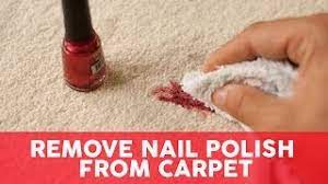 remove nail polish from carpet 3 easy