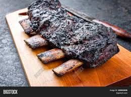 Oven baked bbq beef ribs. Barbecue Burnt Chuck Image Photo Free Trial Bigstock