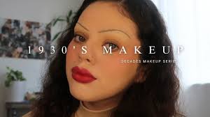 1930 makeup look decades makeup