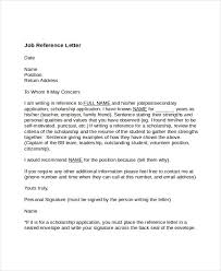 Job Reference Letter For A Friend Sample Professional References