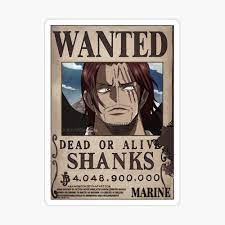 Wanted Shanks" Art Printundefined by Amanomoon | Redbubble