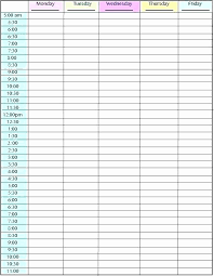Student Tracking Sheet Template New Time Management Schedule Excel