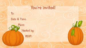 Fall Invitation Templates Free Magdalene Project Org